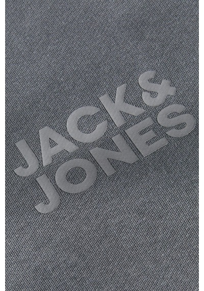Jack & Jones Jorlogo Erkek Bisiklet Yaka Logolu Sweatshirt Rahat Günlük Antrasit
