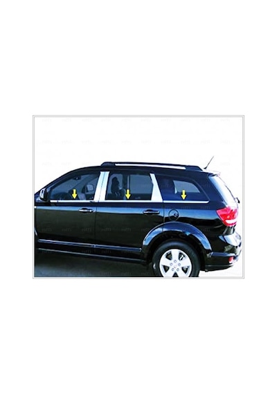 Ebal Otomotiv Fiat Freemont Krom Cam Çıtası 6 prç. 2012 Üzeri P. Çelik
