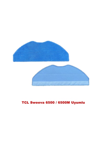 Tcl Uyumlu Sweeva 6500 / 6500m Uyumlu 2 Adet Mop Paspas Bezi