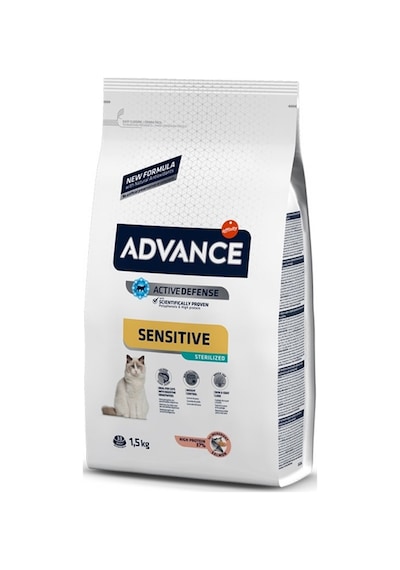 Advance cat Sterılızed Salmon Sensıtıve 1500 G