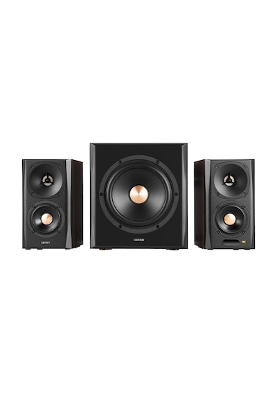 Edifier S350db 150w Rms Bluetooth 5.1 Aptx Aktif 2.1 Hoparlör Sistemi 8 İnç Subwoofer, Optik/koaksiyel/aux Girişli - Siyah