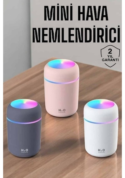 Buharlı Hava Nemlendirici Aromaterapi Renk Değiştirilebilir