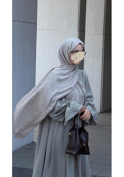 Qalortex Scarf Premium Pamuklu Jakar Şal-taş