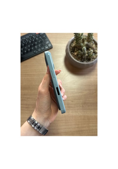 Apple iPhone Uyumlu 16 Pro Max Animasyonlu Stylus Silikon Kılıf Mor