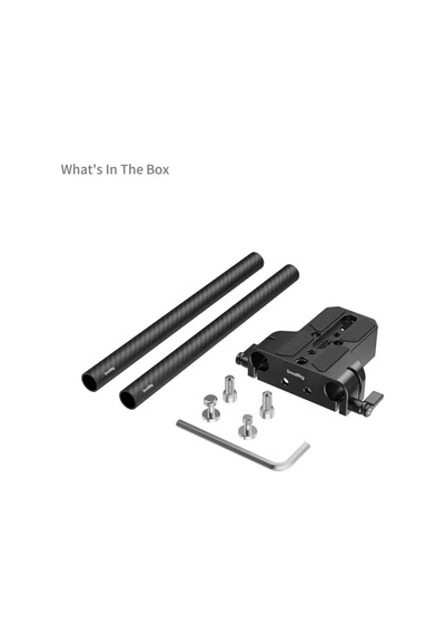Smallrig 5609 Çift 15 Mm Olta Kelepçeli Alt Montaj Plakası