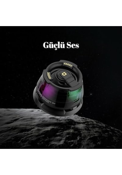 Magsafe Uyumlu Rgb Işıklı Kablosuz Hoparlör Güçlü Ses Çıkışı, Telefon Standı Özelliği, Taşınabilir Bluetooth Hoparlör İle Eğlencen Her Yerde Seninle