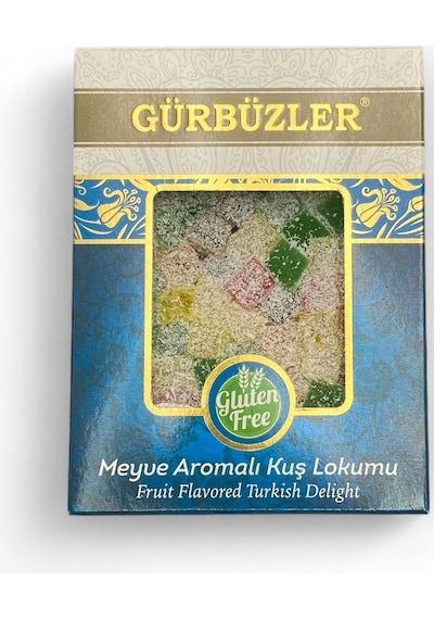 Gürbüzler Glutensiz Meyve Aromalı Kuş Lokumu 400 G