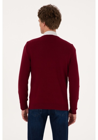 U.S. Polo Assn. Erkek Bordo Basic Kazak 50288881-VR014