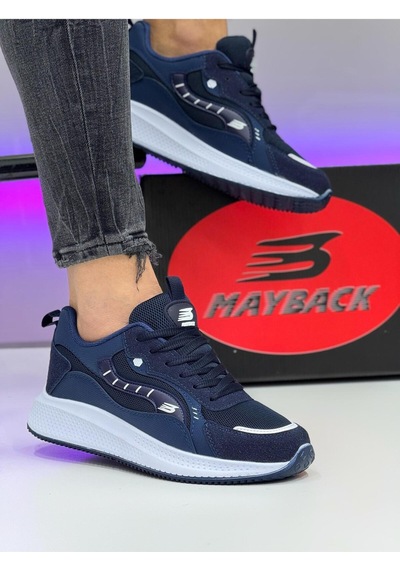 Mayback Erkek Spor Günlük Yazlık Ortopedik Ayakkabı Lacivert