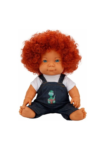 Curly Bebek 35 Cm. - Salopetli