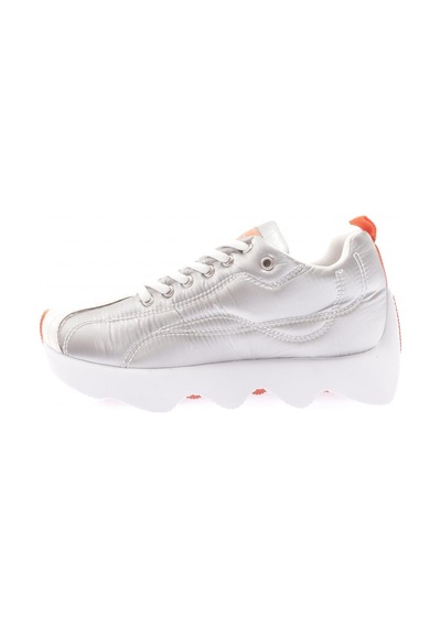 Dgn 805-23y Kadin Kalin Taban Sneakers Ayakkabi 805-2008-R4971 Gümüş