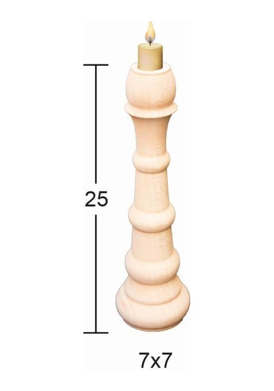 Ahşap Şamdan Şa-29