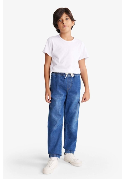 Defacto Erkek Çocuk Jogger Fit Jean Pantolon G3022a825aunm28 Mavi