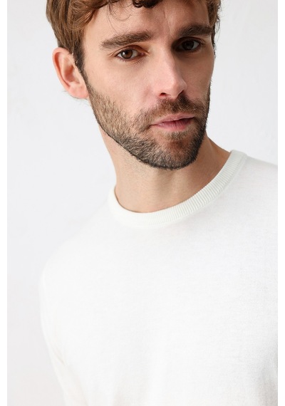 Antioch Comfort Slim Triko T-shirt Ekru