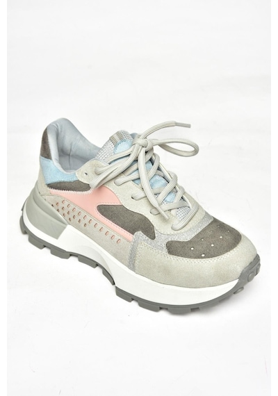 Fox Shoes S312212809 Gri Spor Ayakkabı Sneakers Gri