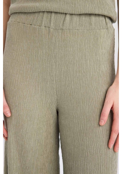 DeFacto Wide Leg Geniş Bol Paça Bürümcük Pantolon E3232AX25SPKH418