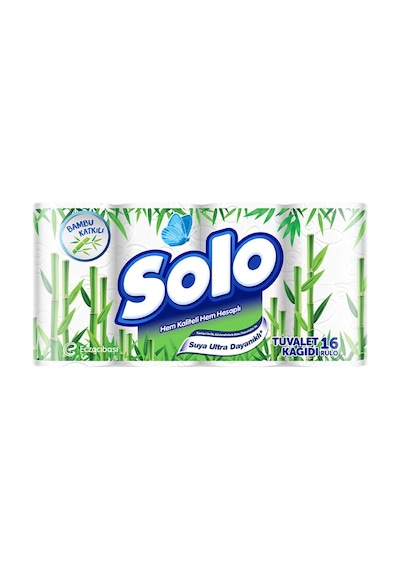 Solo Tuvalet Kağıdı 16'lı Bambu