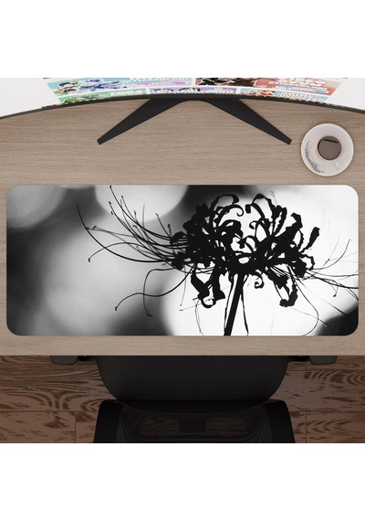 Tr Higanbana Kırmızı Örümcek Zambağı Oyuncu Gaming Mouse Pad Kauçuk Kaymaz Taban Mousepad V4, 70x30 Xl