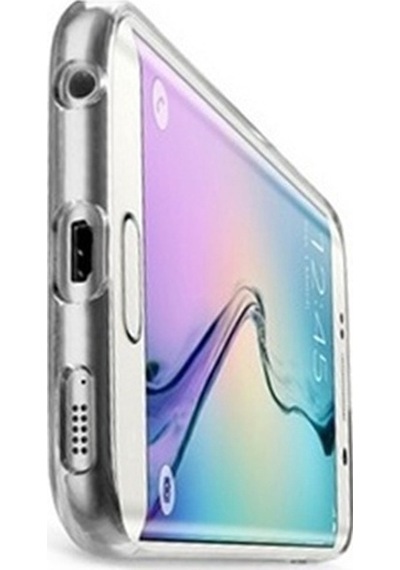 Cellular Line Galaxy S6 Edge İle Uyumlu Clearduo Şeffaf Sert Kılıf