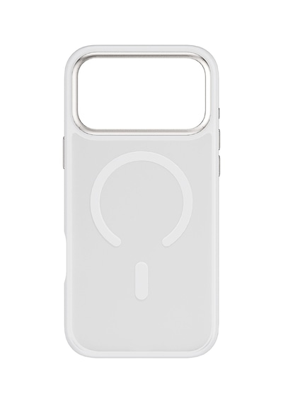 Apple iPhone Uyumlu 18 Pro Kılıf Wiwu Fgg-012 Armorpro Serisi M-safe Özellikli Parmak İzi Bırakmayan Kılıf Beyaz