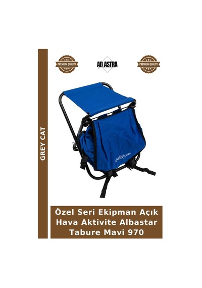 Özel Seri Ekipman Açık Hava Aktivite Albastar Tabure Mavi 970 Diğer