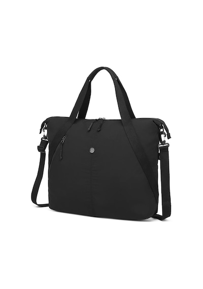 Smart Bags Mikro Poly Kumaş Büyük Boy Kadın Omuz Çantası 3335 Siyah