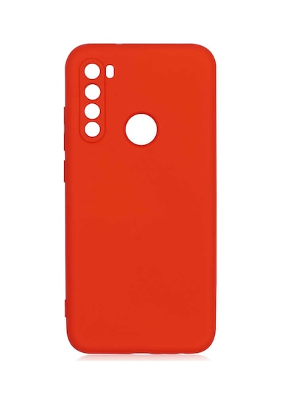Noktaks - Redmi Note 8 Uyumlu - Kılıf İçi Kadife Koruyucu Mara Lansman Kapak - T17689 - Kırmızı Kırmızı