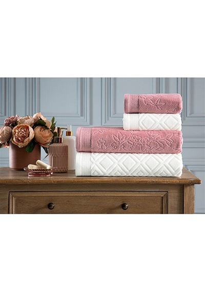 Özdilek Pastoral Best Set Hamam Takımı R.amatise-krem Çok Renkli