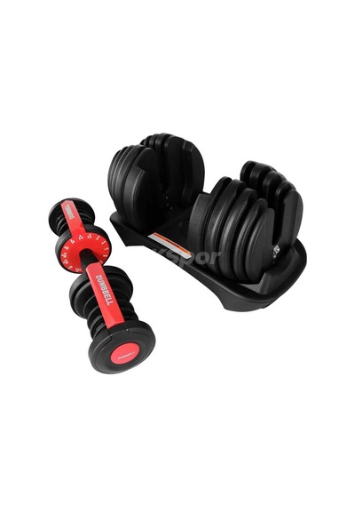 Ckspor 40 KG Ayarlanabilir Mekanizmalı Dambıl Seti Ev Fitness Ve Güç Antrenman Seti