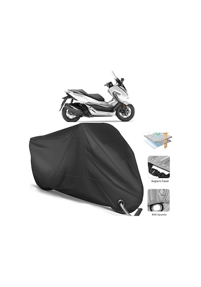 Honda Nss300 Forza Motor Branda (Bağlantı, Kilit Uyumlu)-Siyah (457268552)