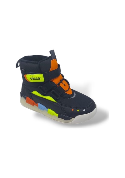 Vicco Lesi Unisex Çocuk Siyah Bot Siyah