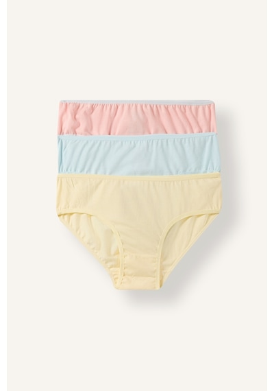 Defacto %100 Pamuk 3lü Slip Külot Seti Kız Çocuk I7887a826aupn69 Pembe-pn69