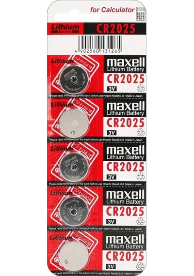 Pil Düğme 2025 3v Beşli Paket Maxell