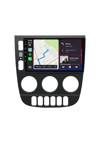 Mercedes Ml Android Multimedya 1998-2005 Carplay Android Auto Navigasyon Kameralı 4gb Ram 32gb 9"