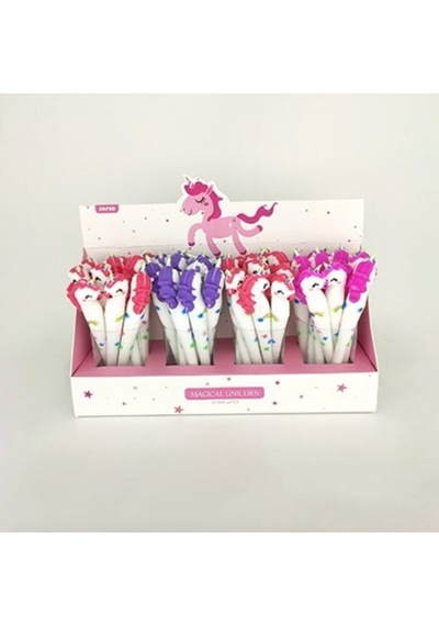 Unicorn Başlıklı Mekanik Uçlu Jel Kalem Diğer