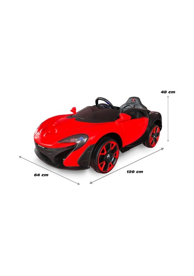Quantum Gt Kırmızı Uzaktan Kumandalı 4x2 12 Volt Akülü Araba - Rc Mclaren Akülü Araba Çok Renkli