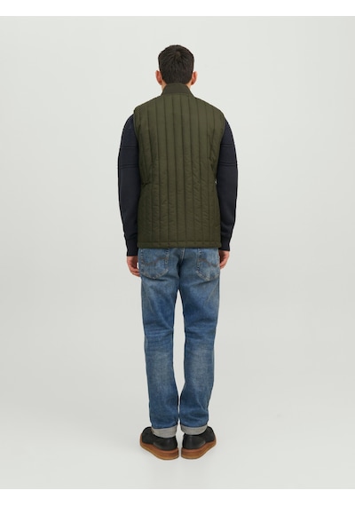 Jack & Jones Erkek Suya Dayanaklı Kapitone Yelek - City - 12237730 Rosin