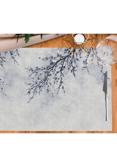 Spring Kumaş Amerikan Servis 4'lü Set 35x50cm Keten Kumaş Ulusl. Yıkama Ve Solmama Sertifikası Çok Renkli
