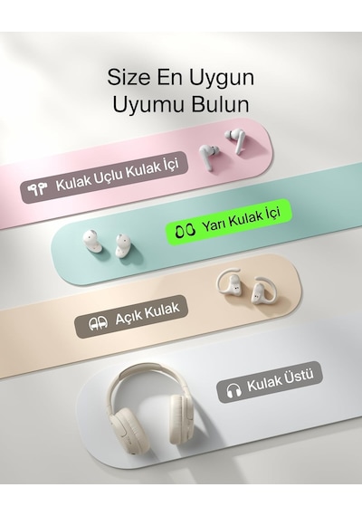 Belkin Soundform Anywhere Kablosuz Kulak İçi Kulaklık, Hafif, Uzu