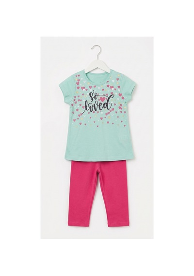 Kiagu Çocuk Takım Karakter Baskılı Bisiklet Yaka Kısa Kollu Tişört Tayt 2'li Takım 2-6 Yaş Pamuklu Loved Mint - 921397586 Mint Kiagu Çocuk Takım Karakter Baskılı Bisiklet Yaka Kısa Kollu Tişört Tayt 2'li Takım 2-6 Yaş Pamuklu Loved Mint - 921397586 Mint