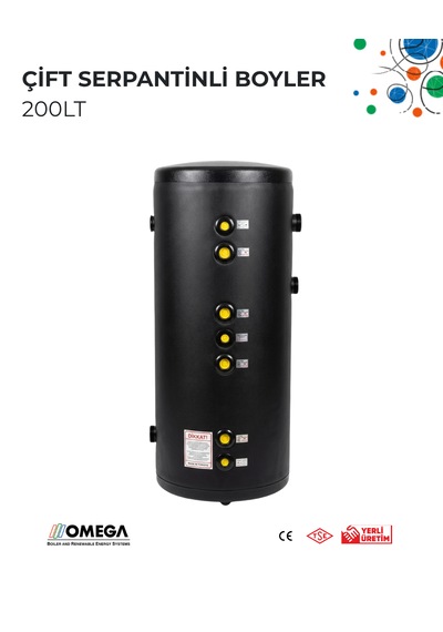 200 L Çift Serpantinli Boyler 1