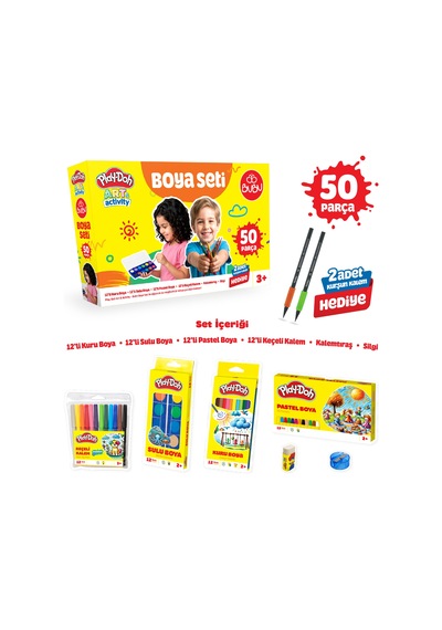 Playdoh-bubu Kırtasiye Seti 7 Parça