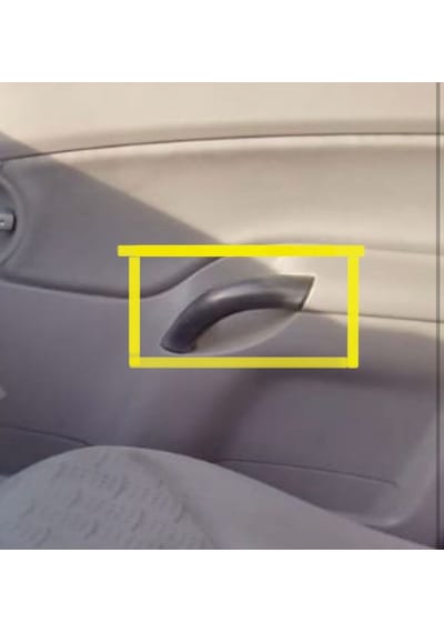 Citroen C3 İç Kapı Kolu Sağ Veya Sol Seçenekli 2003-2007 Kapı Açma Kolu Tutamağı Ön Sağ