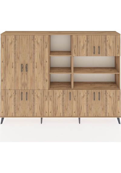 Arges Dolap 14 Raflı 9 Kapaklı 220x30x163 Çam-çam Çam-çam Arges Dolap 14 Raflı 9 Kapaklı 220x30x163 Çam-çam Çam-çam
