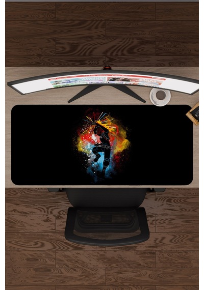 Shoto Todoroki Anime V5 - 90x40 Xxl Gaming Kauçuk Kaymaz Taban Mouse Pad Fare Altlığı