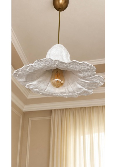 Lioraa Lighting Flos Velia 39 Cm Sarkıt Avize Kırık Beyaz