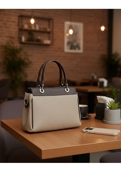 Just Polo Kadın Şık Ve Lüx El & Omuz Çantası Ebat 18 X 26 Cm Shopper Çok Renkli