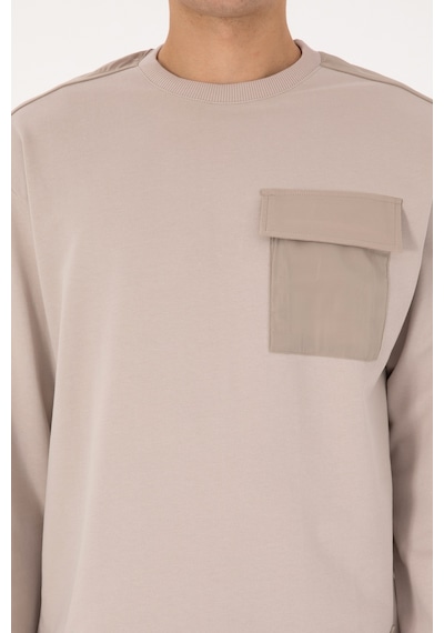U.s. Polo Assn. Erkek Taş Sweatshirt 50316401-vr049 Tas