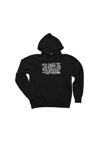 Brutal Truth Classic Siyah Kapşonlu Sweatshirt Hoodie Siyah