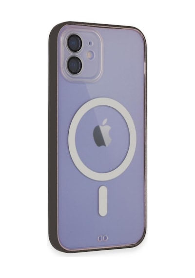 Apple Uyumlu iPhone 11 Kılıf Lensli Magsafe Mat Kenar Renkli Kapak